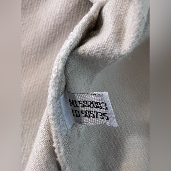 Venezia Jeans Corduroy Skirt Open Front Sz 16 Ivory‎ - Picture 5 of 8